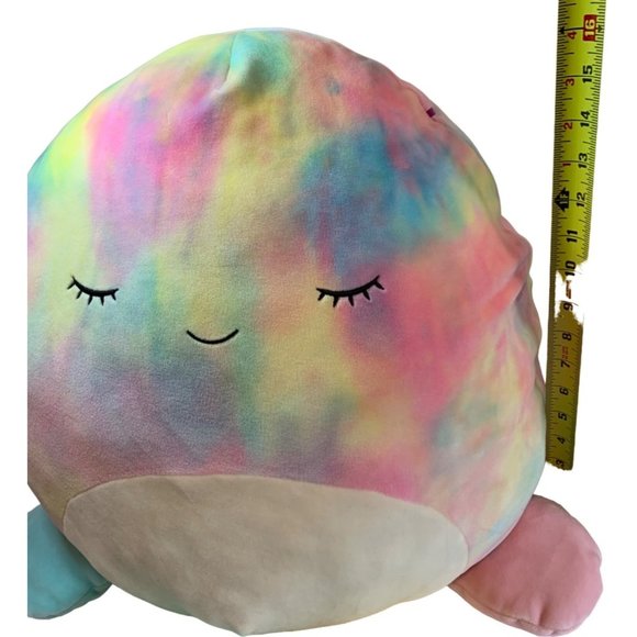 KellyToy Squishmallow Opal Octopus Tie Dye Plush 16 Inch Stuffed Animal - Picture 6 of 12